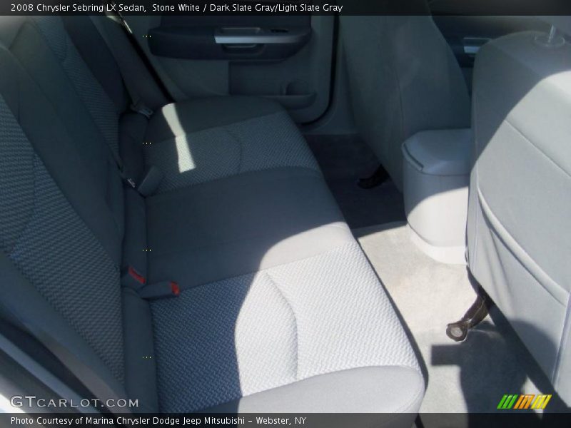Stone White / Dark Slate Gray/Light Slate Gray 2008 Chrysler Sebring LX Sedan