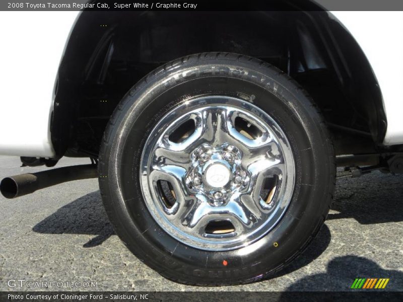 Super White / Graphite Gray 2008 Toyota Tacoma Regular Cab