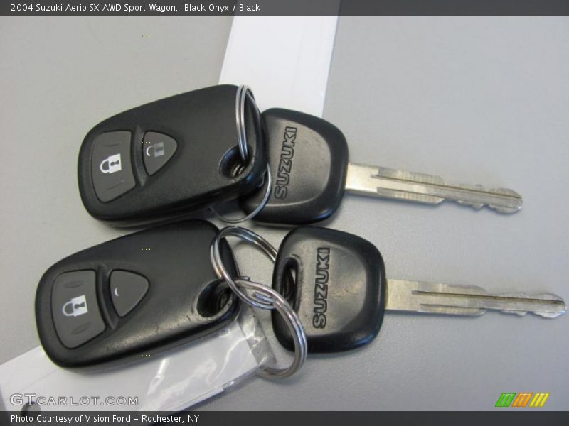 Black Onyx / Black 2004 Suzuki Aerio SX AWD Sport Wagon