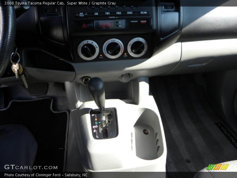 Super White / Graphite Gray 2008 Toyota Tacoma Regular Cab
