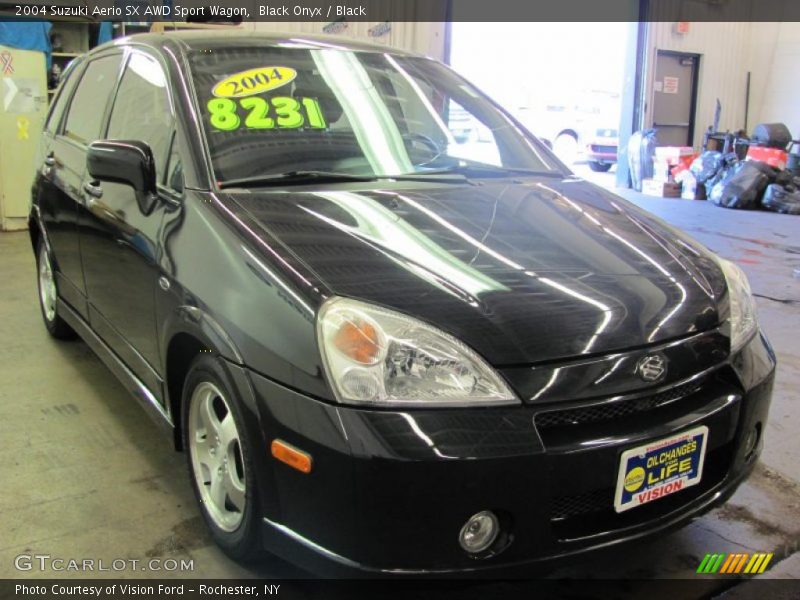 Black Onyx / Black 2004 Suzuki Aerio SX AWD Sport Wagon