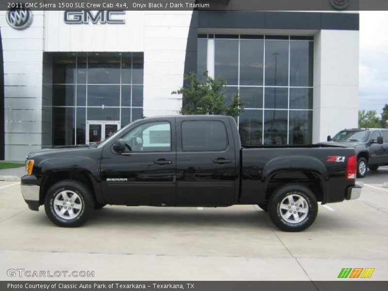 Onyx Black / Dark Titanium 2011 GMC Sierra 1500 SLE Crew Cab 4x4