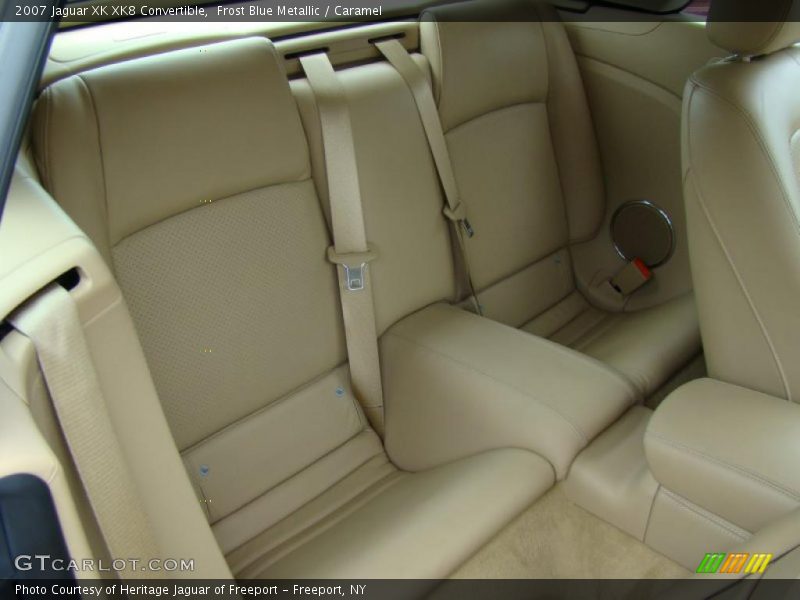 Frost Blue Metallic / Caramel 2007 Jaguar XK XK8 Convertible
