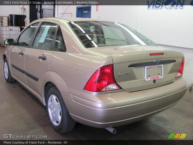 Jackpot Gold Metallic / Medium Pebble 2001 Ford Focus LX Sedan