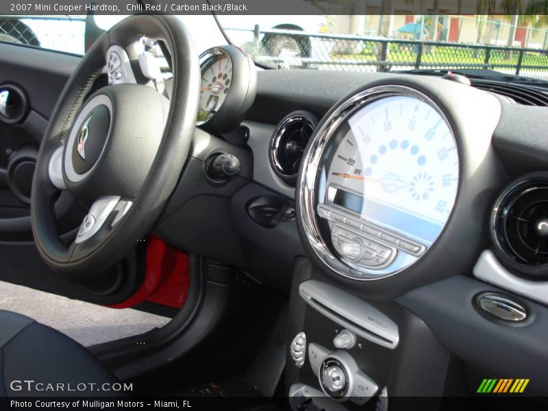 Chili Red / Carbon Black/Black 2007 Mini Cooper Hardtop