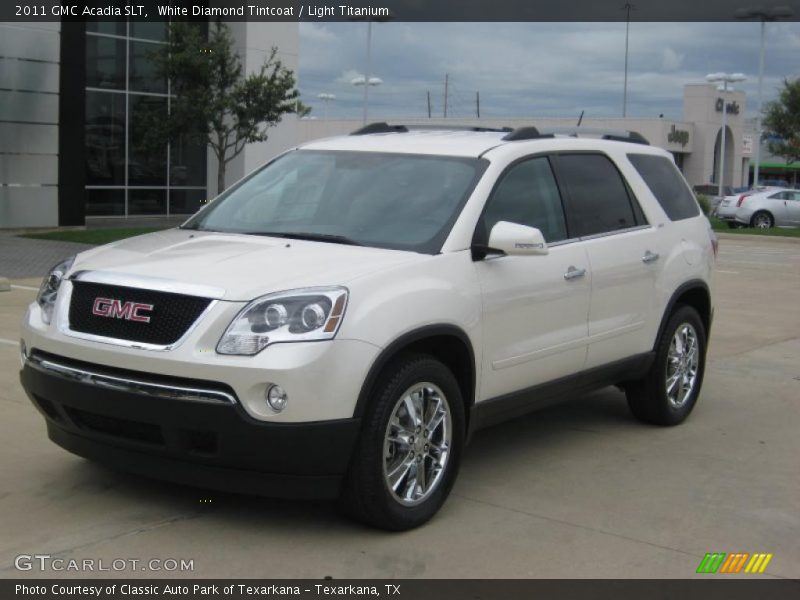 White Diamond Tintcoat / Light Titanium 2011 GMC Acadia SLT