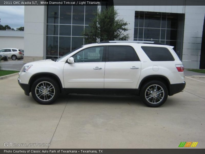 White Diamond Tintcoat / Light Titanium 2011 GMC Acadia SLT