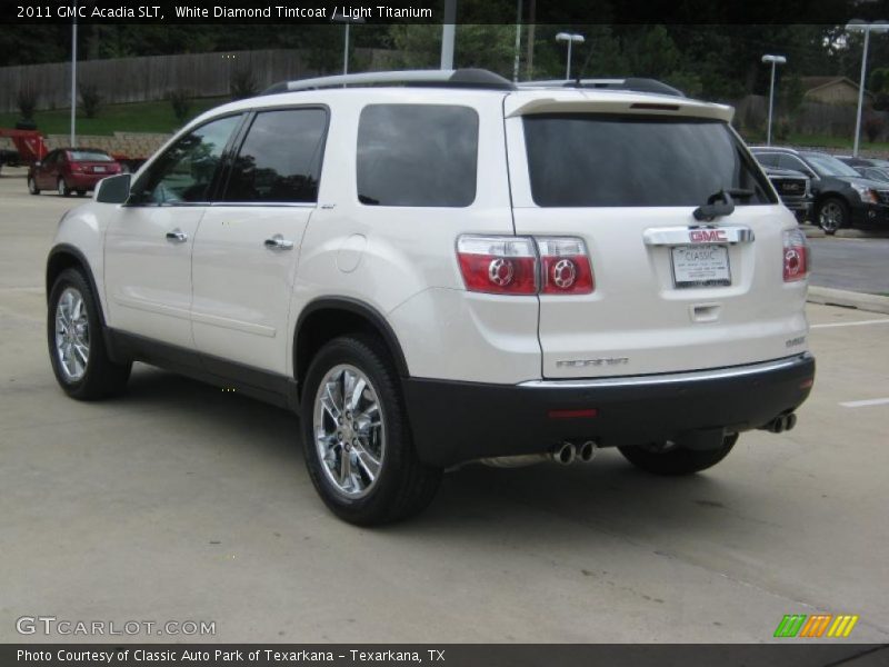 White Diamond Tintcoat / Light Titanium 2011 GMC Acadia SLT