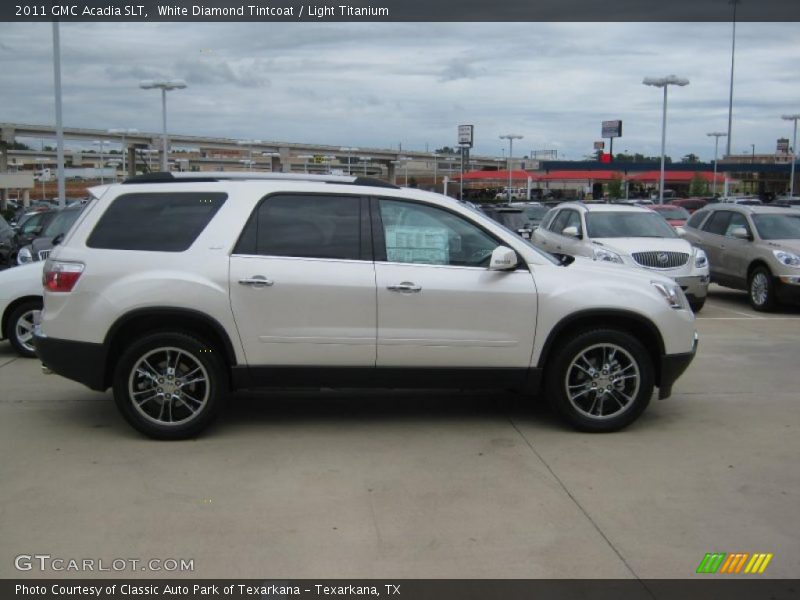 White Diamond Tintcoat / Light Titanium 2011 GMC Acadia SLT