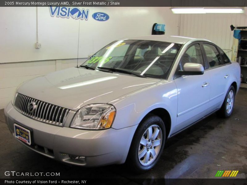 Silver Frost Metallic / Shale 2005 Mercury Montego Luxury AWD