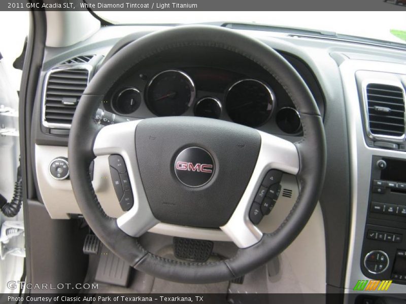 White Diamond Tintcoat / Light Titanium 2011 GMC Acadia SLT