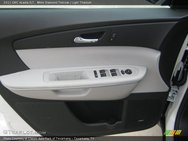 White Diamond Tintcoat / Light Titanium 2011 GMC Acadia SLT
