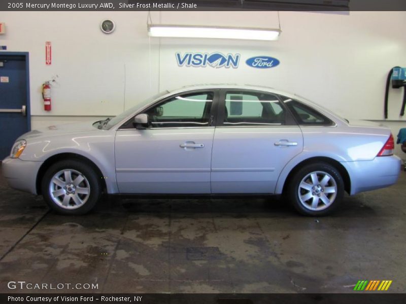 Silver Frost Metallic / Shale 2005 Mercury Montego Luxury AWD