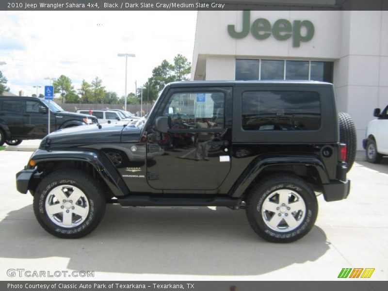 Black / Dark Slate Gray/Medium Slate Gray 2010 Jeep Wrangler Sahara 4x4