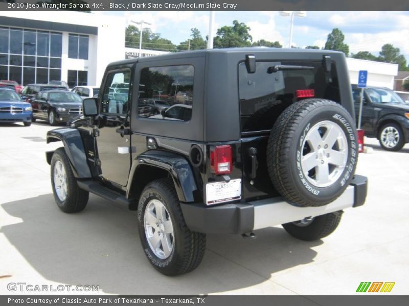 Black / Dark Slate Gray/Medium Slate Gray 2010 Jeep Wrangler Sahara 4x4