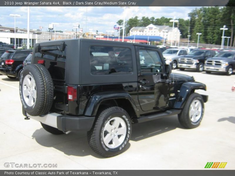 Black / Dark Slate Gray/Medium Slate Gray 2010 Jeep Wrangler Sahara 4x4