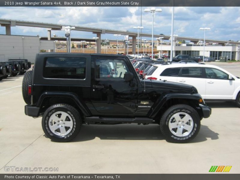 Black / Dark Slate Gray/Medium Slate Gray 2010 Jeep Wrangler Sahara 4x4