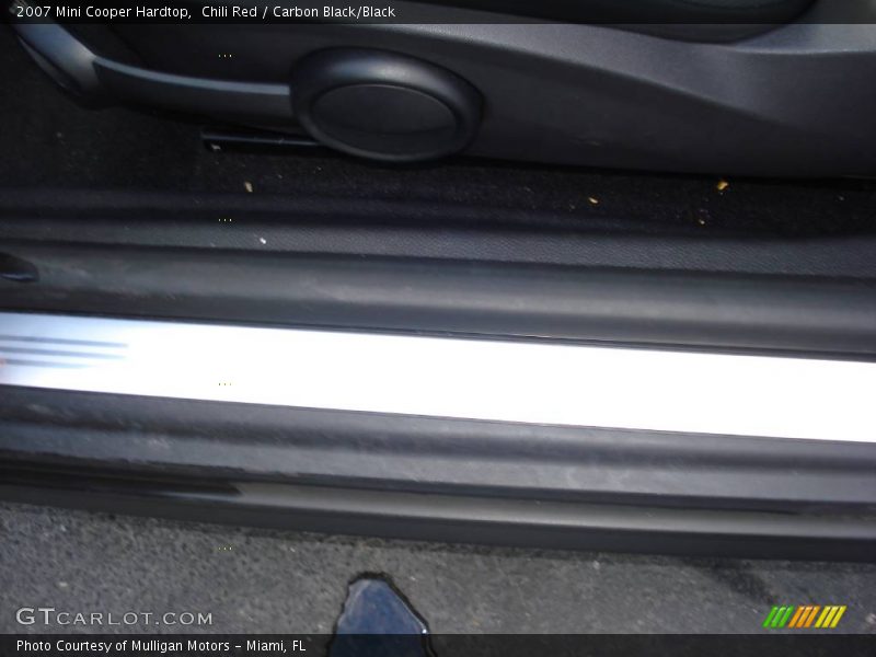 Chili Red / Carbon Black/Black 2007 Mini Cooper Hardtop