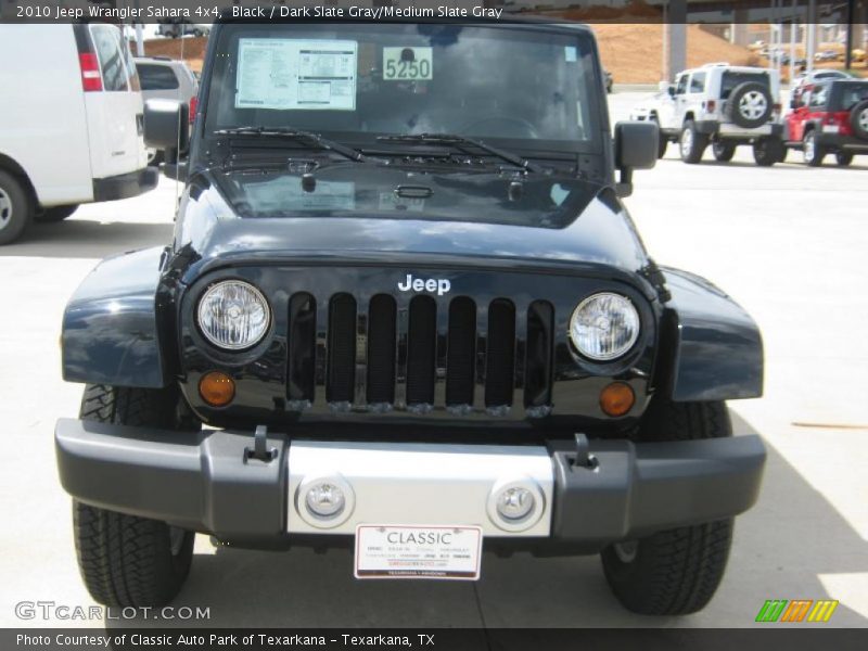 Black / Dark Slate Gray/Medium Slate Gray 2010 Jeep Wrangler Sahara 4x4