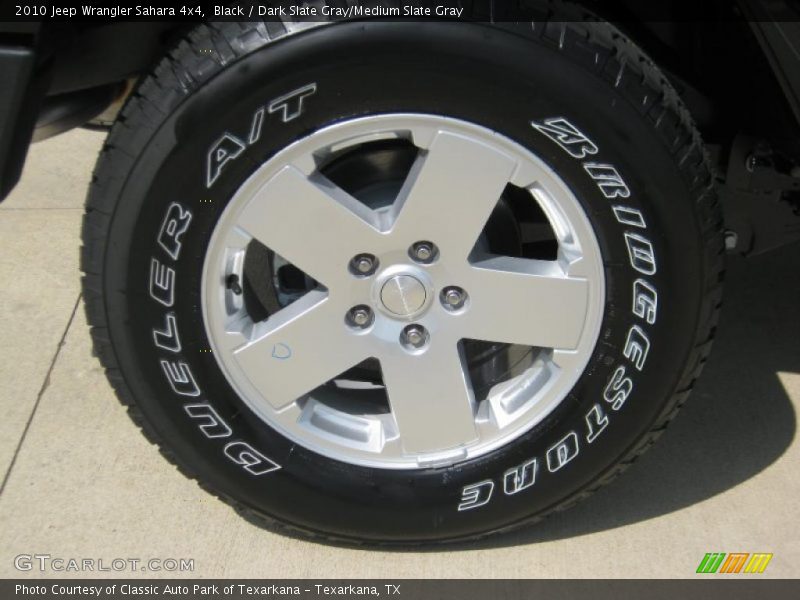 Black / Dark Slate Gray/Medium Slate Gray 2010 Jeep Wrangler Sahara 4x4