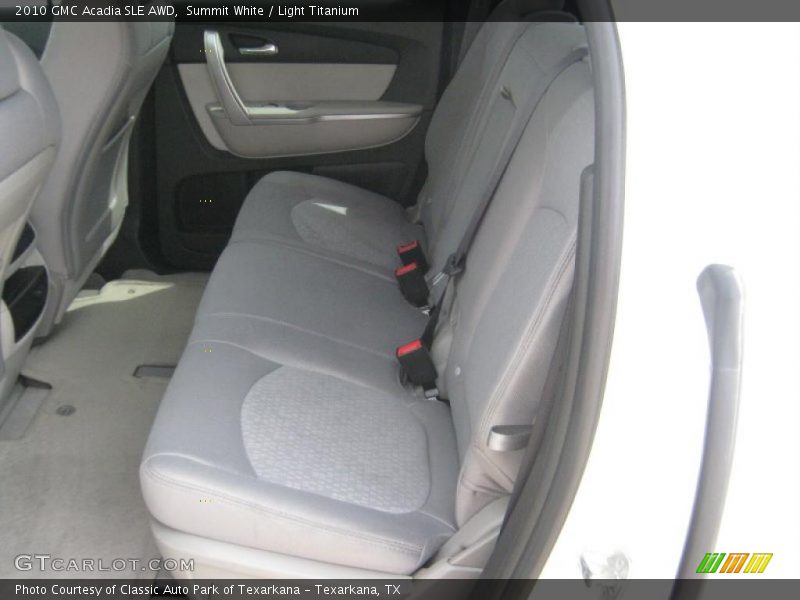 Summit White / Light Titanium 2010 GMC Acadia SLE AWD
