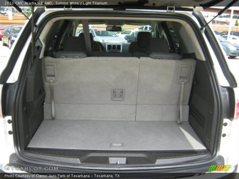 Summit White / Light Titanium 2010 GMC Acadia SLE AWD