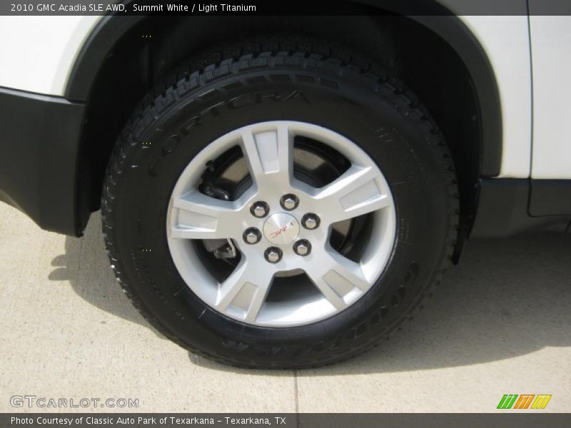 Summit White / Light Titanium 2010 GMC Acadia SLE AWD