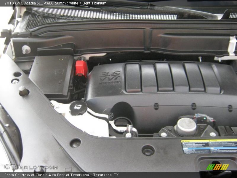 Summit White / Light Titanium 2010 GMC Acadia SLE AWD