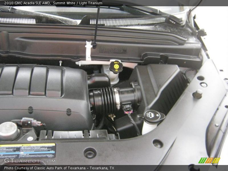 Summit White / Light Titanium 2010 GMC Acadia SLE AWD