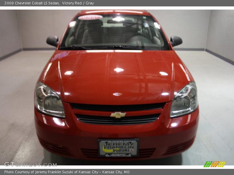 Victory Red / Gray 2009 Chevrolet Cobalt LS Sedan