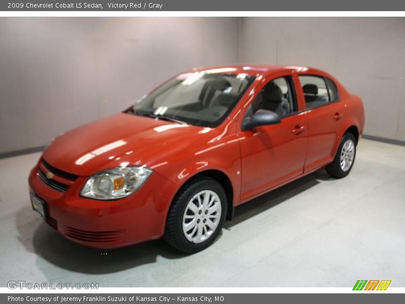Victory Red / Gray 2009 Chevrolet Cobalt LS Sedan