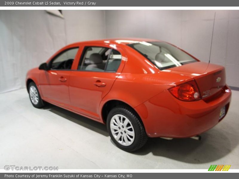 Victory Red / Gray 2009 Chevrolet Cobalt LS Sedan