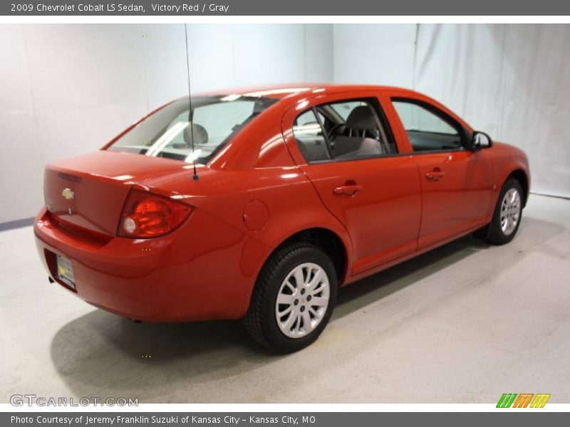 Victory Red / Gray 2009 Chevrolet Cobalt LS Sedan