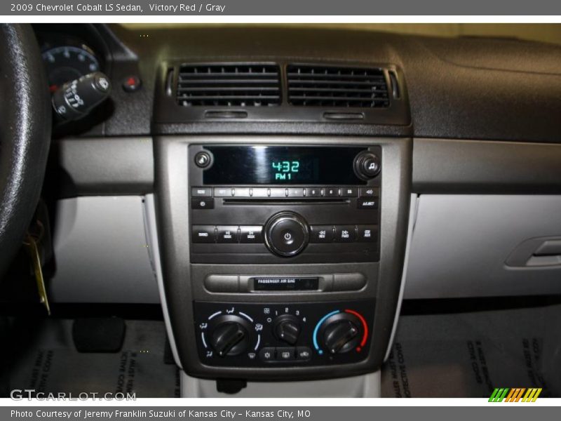 Victory Red / Gray 2009 Chevrolet Cobalt LS Sedan