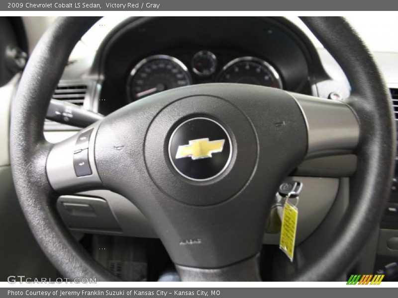 Victory Red / Gray 2009 Chevrolet Cobalt LS Sedan