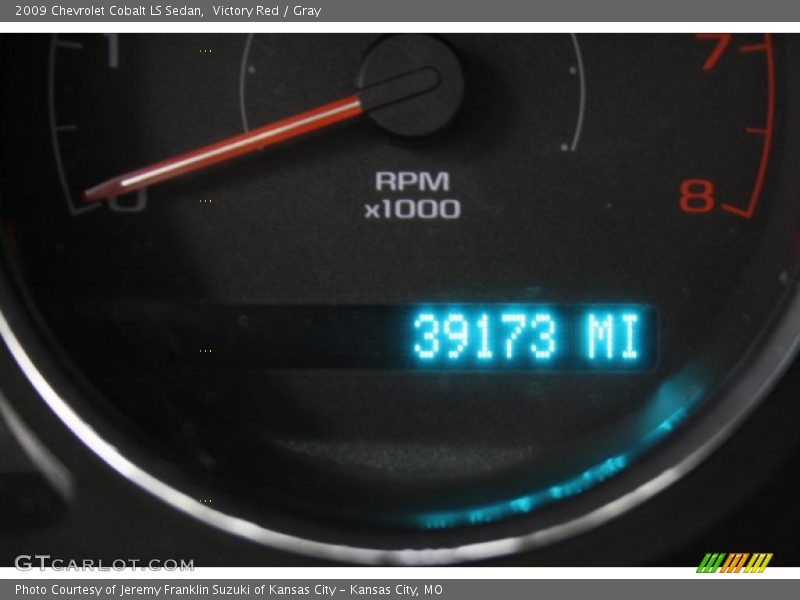 Victory Red / Gray 2009 Chevrolet Cobalt LS Sedan