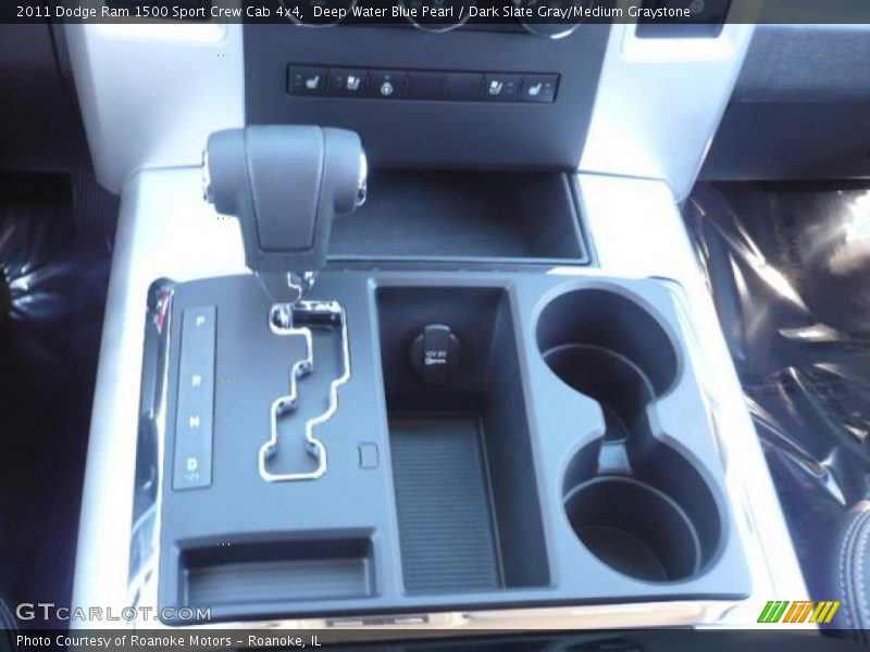 Deep Water Blue Pearl / Dark Slate Gray/Medium Graystone 2011 Dodge Ram 1500 Sport Crew Cab 4x4