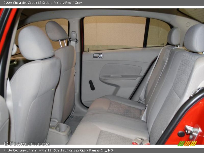 Victory Red / Gray 2009 Chevrolet Cobalt LS Sedan