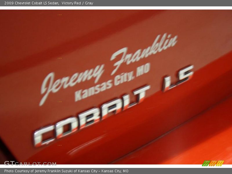Victory Red / Gray 2009 Chevrolet Cobalt LS Sedan