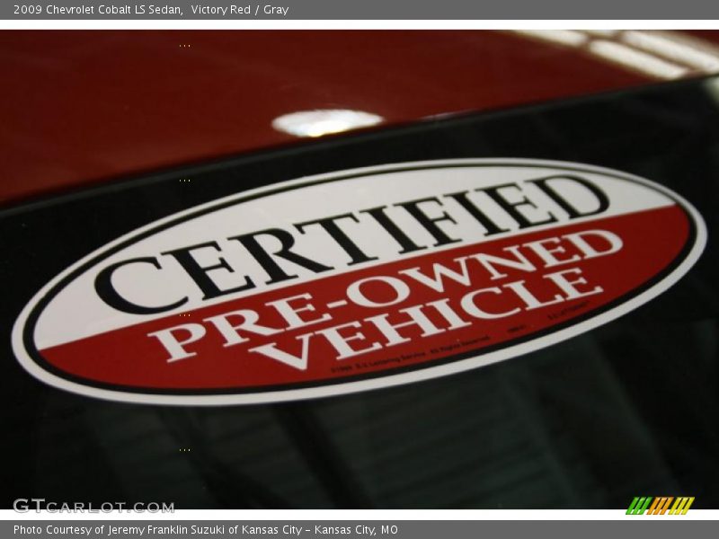Victory Red / Gray 2009 Chevrolet Cobalt LS Sedan