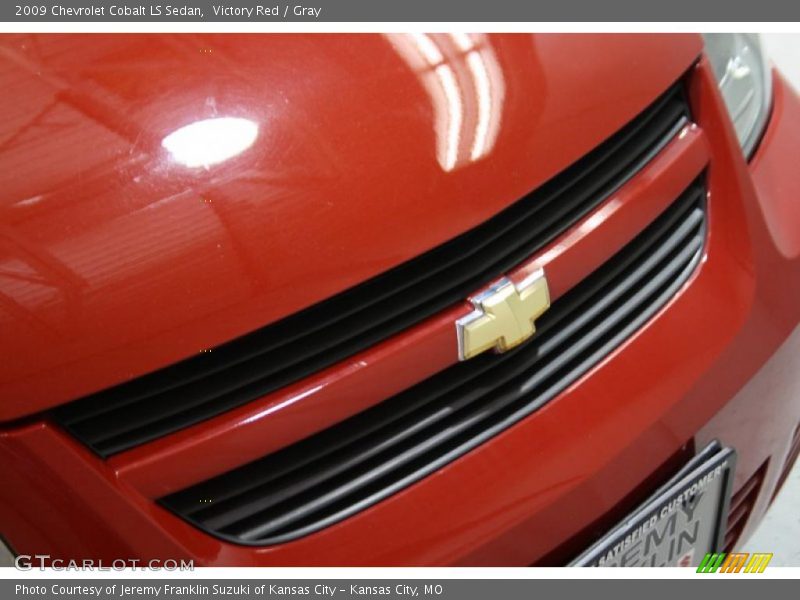 Victory Red / Gray 2009 Chevrolet Cobalt LS Sedan