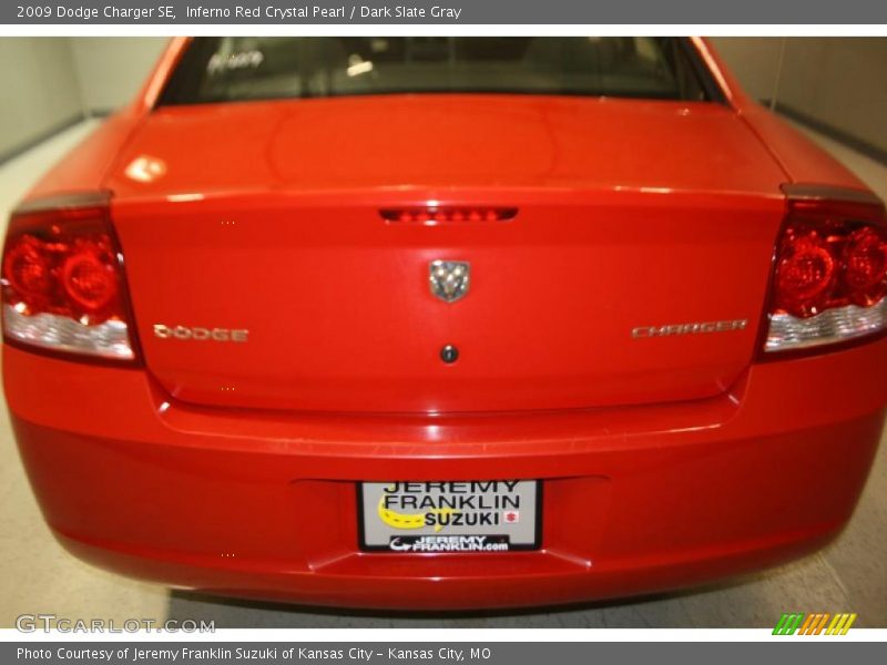 Inferno Red Crystal Pearl / Dark Slate Gray 2009 Dodge Charger SE