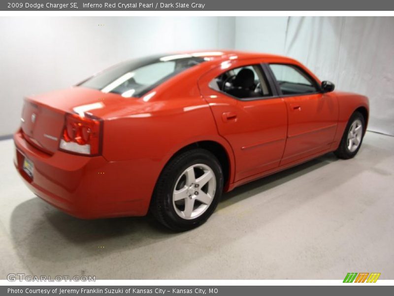 Inferno Red Crystal Pearl / Dark Slate Gray 2009 Dodge Charger SE