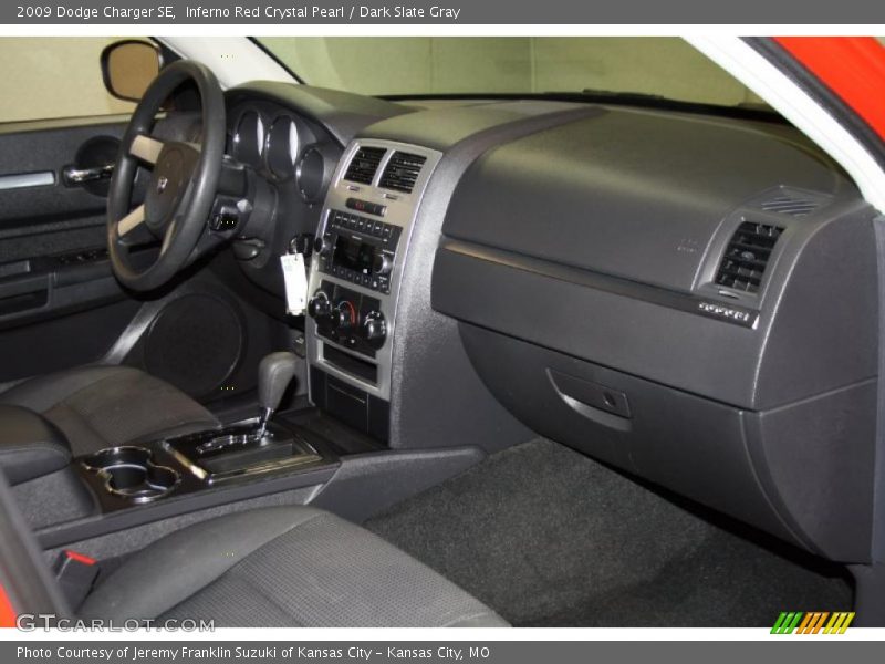 Inferno Red Crystal Pearl / Dark Slate Gray 2009 Dodge Charger SE