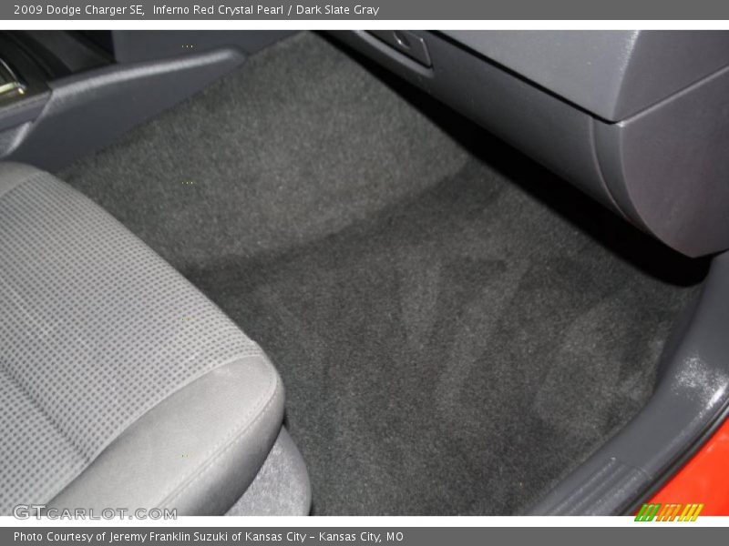 Inferno Red Crystal Pearl / Dark Slate Gray 2009 Dodge Charger SE