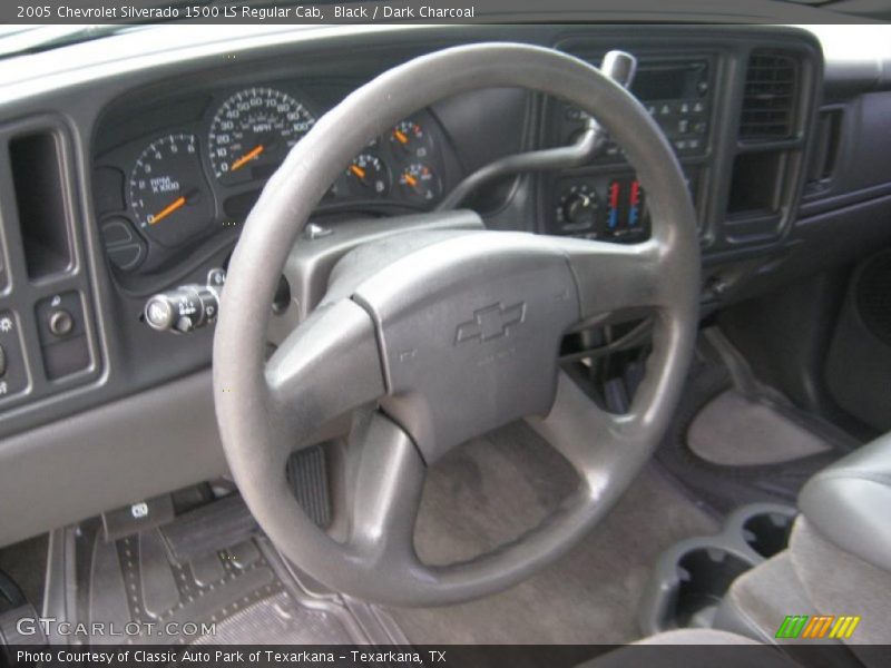 Black / Dark Charcoal 2005 Chevrolet Silverado 1500 LS Regular Cab