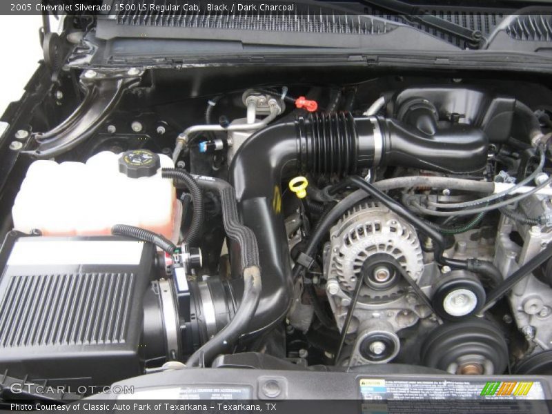 Black / Dark Charcoal 2005 Chevrolet Silverado 1500 LS Regular Cab