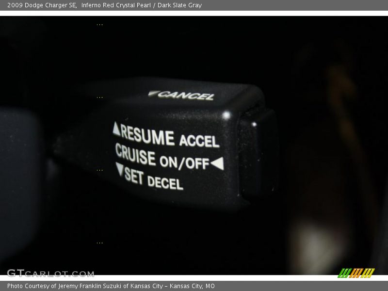 Inferno Red Crystal Pearl / Dark Slate Gray 2009 Dodge Charger SE