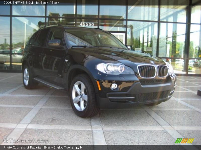 Jet Black / Black 2008 BMW X5 3.0si