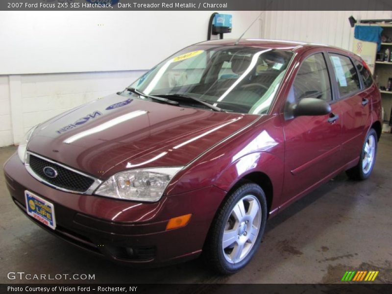 Dark Toreador Red Metallic / Charcoal 2007 Ford Focus ZX5 SES Hatchback